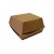 Pudełko BURGER BOX MAXI XXL brązowy KRAFT 150x150x80mm op.100szt