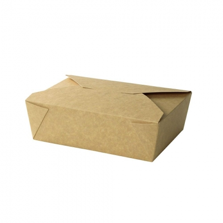 BIO FOOD BOX 1500ml brązowy op.180szt. 21,5x15,5x6,5cm,  biodegradowalna
