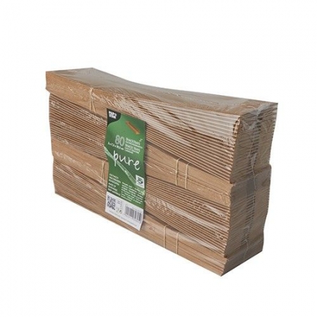 Podkładki kartonowe ZAPIEKANKI 28,5x7,3x3cm PURE biodegradowalne op. 80 sztuk