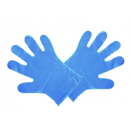 Rękawiczki PLA rozm.M niebieskie VEGWARE 100% biodegradowalne op. 100 sztuk
