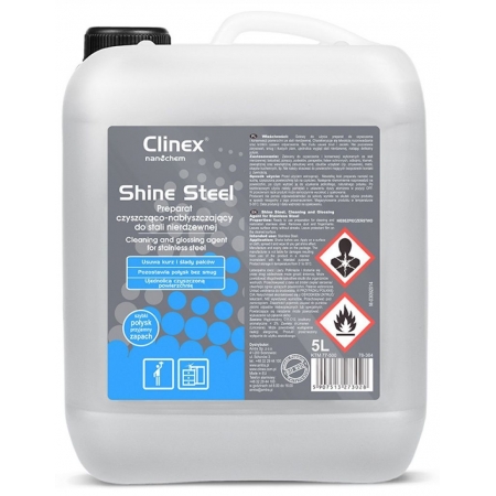 CLINEX Shine Steel - Pielęgnacja stali nierdzewnej matowej i błyszczącej 5L