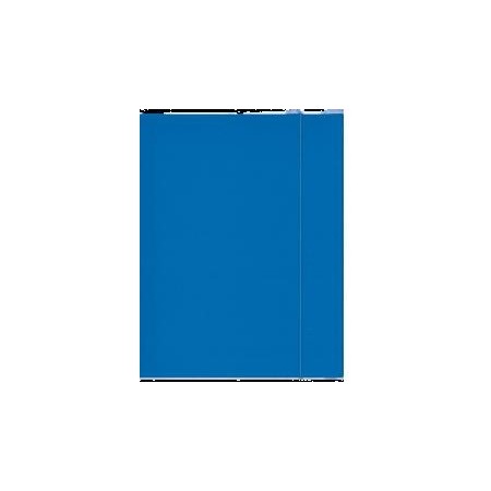 Teczka Lakier format A4 na gumkę op. 10szt.  niebieska