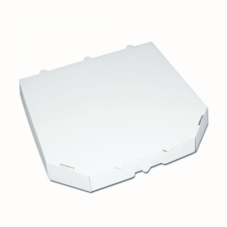 Pudełko na pizza białe 34x34x3,5cm ścięte rogi op.1000szt.