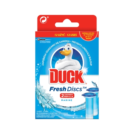 Duck Fresh Discs Marine zapas krążka żelowego do toalety 72ml