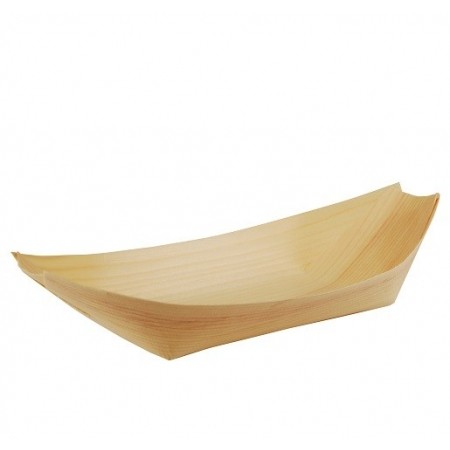 Łódeczka z sosnowego drewna Fingerfood PURE 19x10cm op.50szt.
