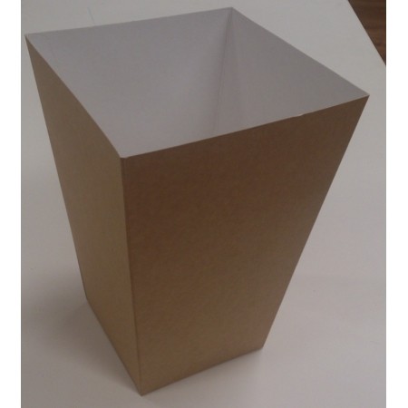 Kubełek papierowy brązowy KRAFT na mały popcorn 3L op.100szt.