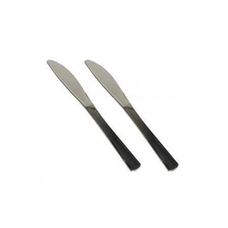 Nóż PS metalizowany 20cm Premium knives silver op.50sztuk